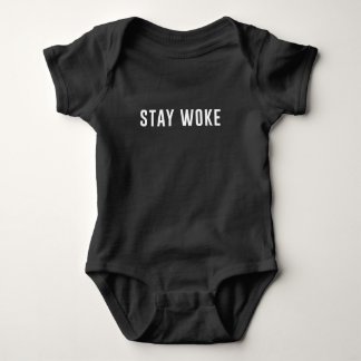 Stay Woke Baby Baby Bodysuit