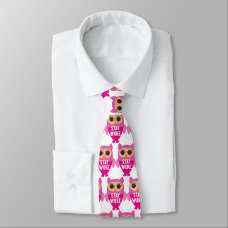  Stay woke owl Tie