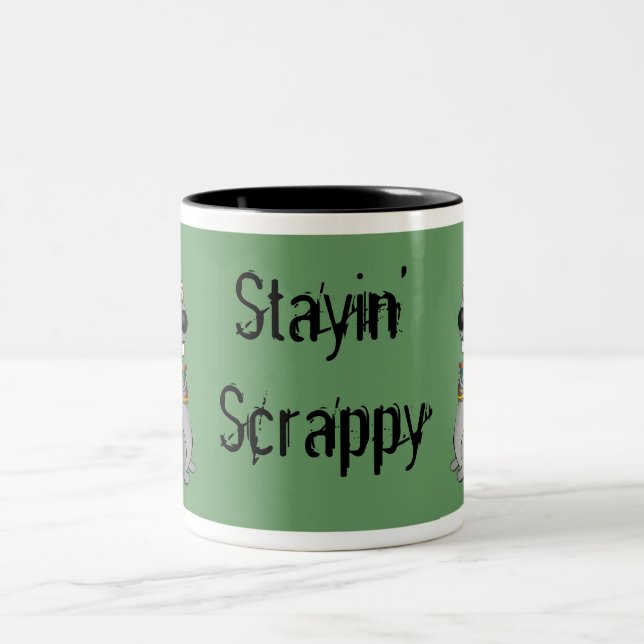 Stayin' Scrappy coffee mug (Center)