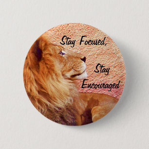 Staying Focused_ 6 Cm Round Badge