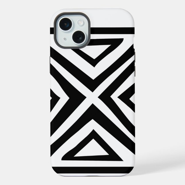 Staylish Retro Newest Geometric Pattern Case- iPhone Case (Back)
