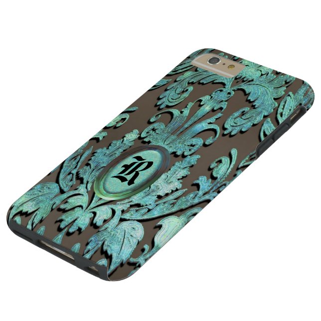 StayportTilly Damask  Monogram Case-Mate iPhone Case (Top)