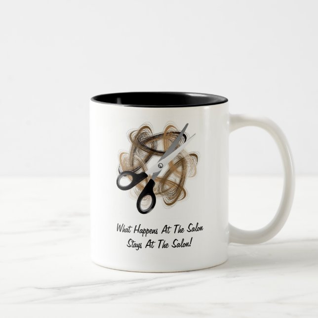 Stays At Salon Two-Tone Coffee Mug (Right)