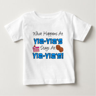Stays At Yia-Yia's Baby T-Shirt
