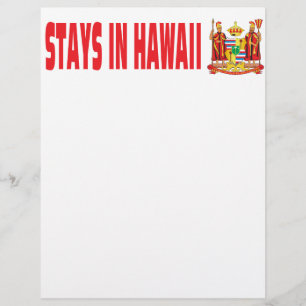 Stays in Hawaii Flyer