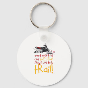 Stays On The Trail Key Ring