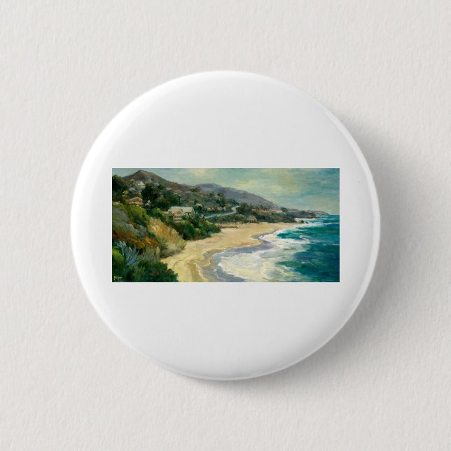 STE86 Seaside Cove.tif 6 Cm Round Badge (Front)