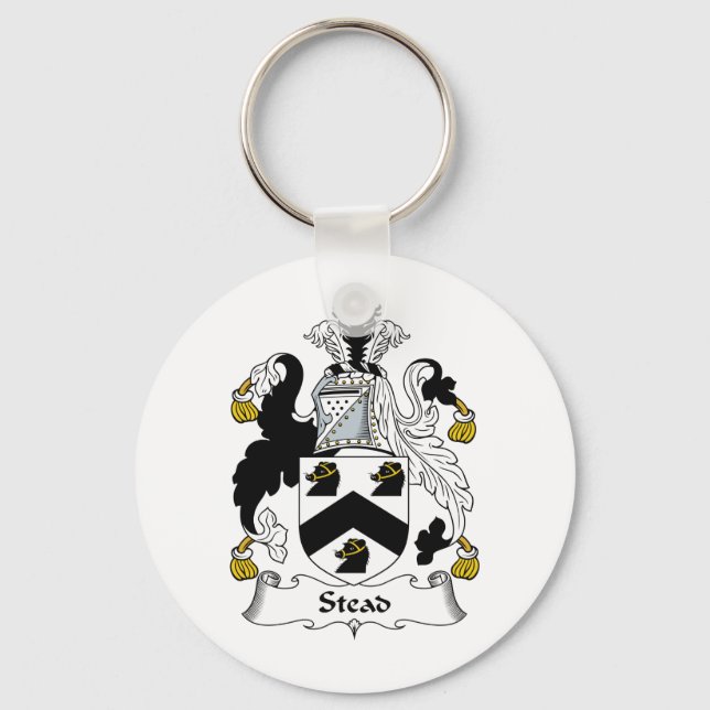 Stead Family Crest Key Ring (Front)
