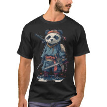 Steadfast Samurai Panda: The Blue Warrior