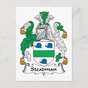 Steadman Family Crest Postcard