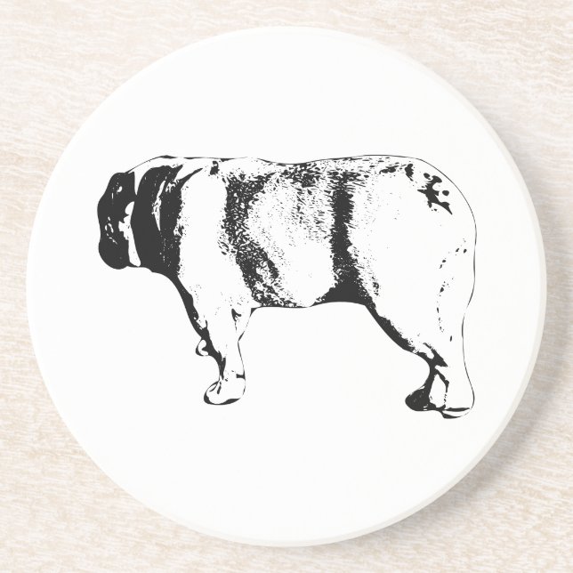 Steady Exit, Table Accent Coaster (Front)