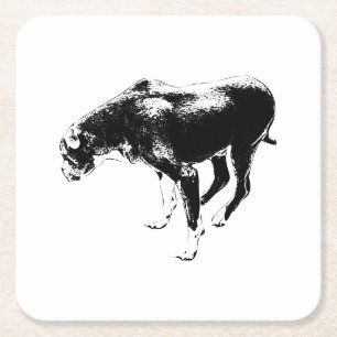 Steady Fall Sentinel Square Paper Coaster