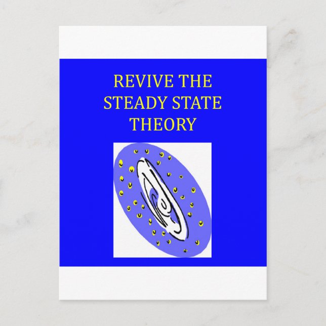steady state theory postcard (Front)