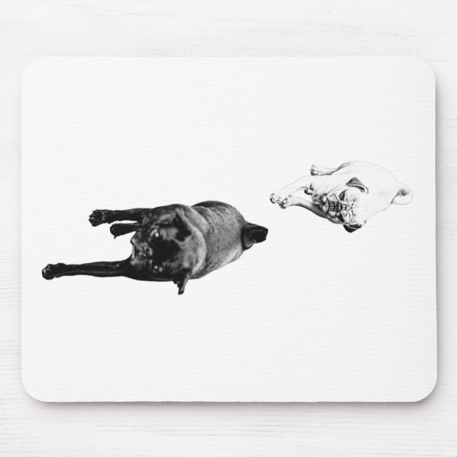 Steady Workers, Dog Desk Duo Mouse Pad (Front)