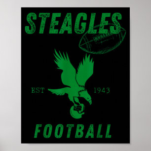 Steagles Football Est 1943 Phil Phit Combine Team  Poster