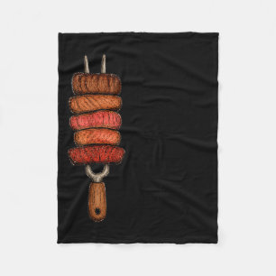 Steak Bbq Dad The Rarest Of Fathers Day Fleece Blanket