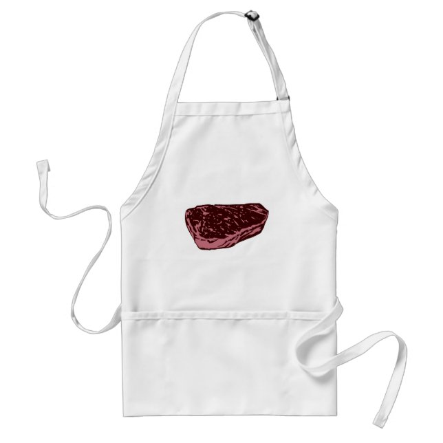steak bbq standard apron (Front)