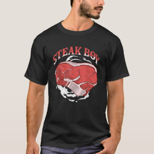 STEAK BOY for Meat Lovers and BBQ Fans Grilling Ri T-Shirt