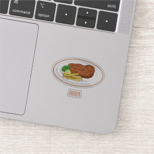Steak cartoon illustration