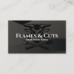 Steak House   Restaurant   Chef Business Card