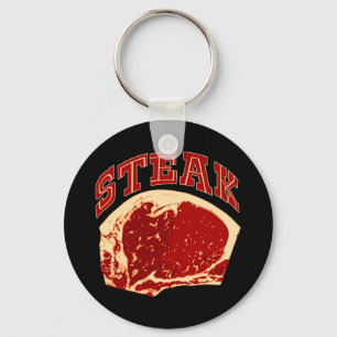 Steak Key Ring