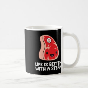 Steak Lover Bbq Grilling Meat Life Is Better With Coffee Mug