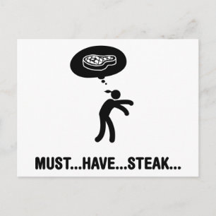 Steak Lover Postcard