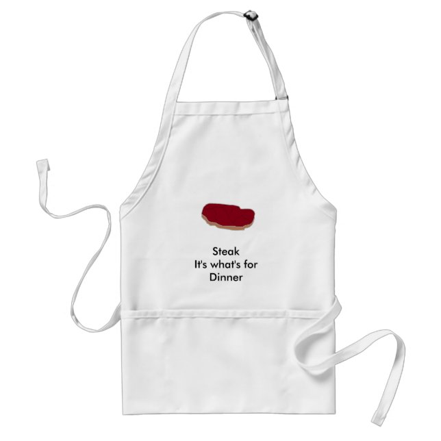 Steak,  what's for Dinner Standard Apron (Front)