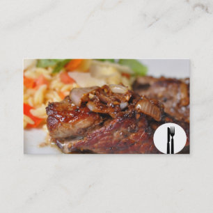 steakhouse restaurant business card