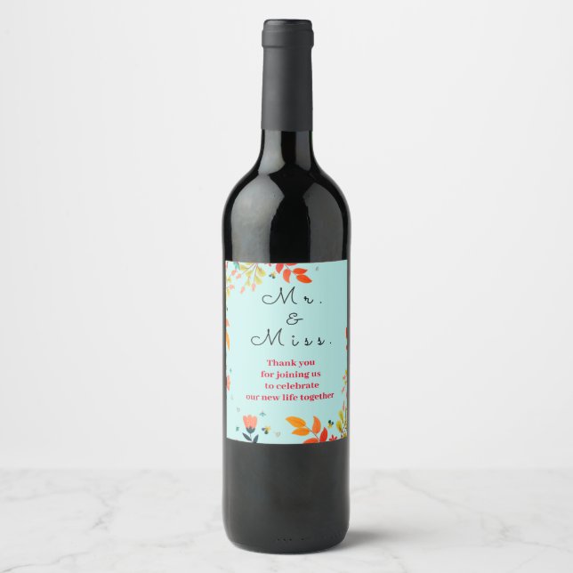 Steal colour  wine label (Front)