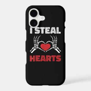 Steal Hearts Valentines Day Funny Skeleton Hand