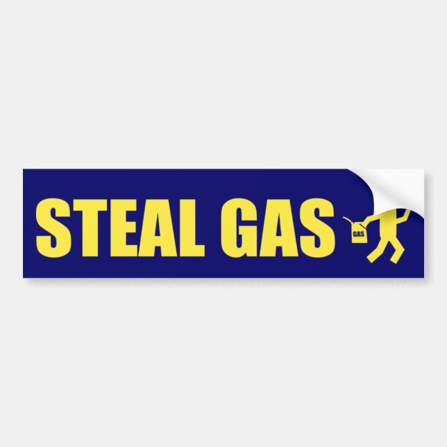 STEALGAS BUMPER STICKER (Front)