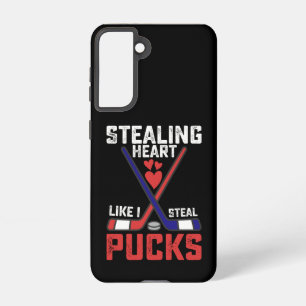 Stealing Heart Like I Steal Pucks Hockey Valentine Samsung Galaxy Case