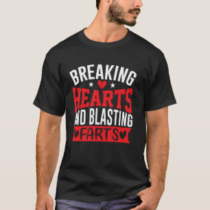 Stealing Hearts And Blasting Farts Funny Valentine T-Shirt
