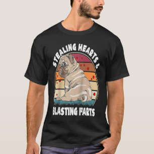 Stealing Hearts And Blasting Farts Valentine's Day T-Shirt
