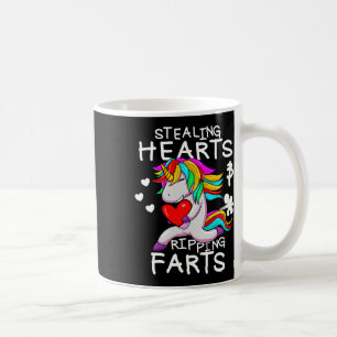 Stealing Hearts And Ripping Farts Funny Valentine Coffee Mug