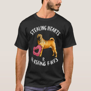 Stealing Hearts Blasting Farts Chinese Shar-Pei Va T-Shirt