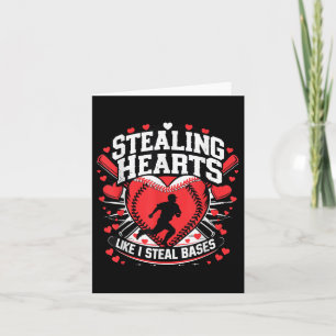 Stealing Hearts Like I Steal Bases, Funny Baseball Card