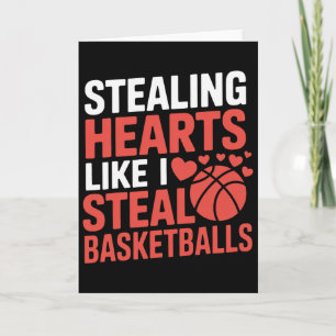 Stealing Hearts Like I Steal Sket Cute Valentine Card