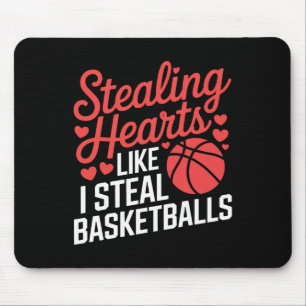 Stealing Hearts Like I Steal Sket Valentine Kids Mouse Pad
