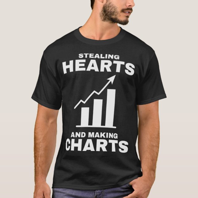 Stealing Hearts Statistics Shirt - Funny Data Anal (Front)