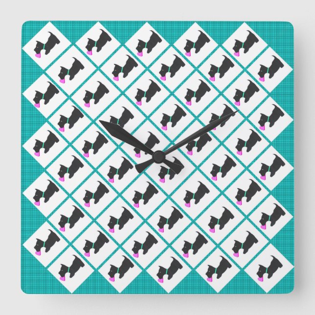 STEALING YOUR HEART SQUARE WALL CLOCK (Front)