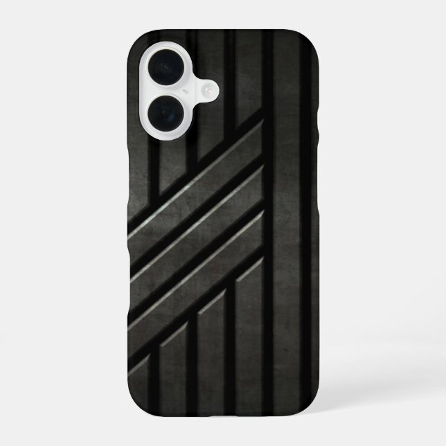Stealth Black iPhone 16 Case (Back)