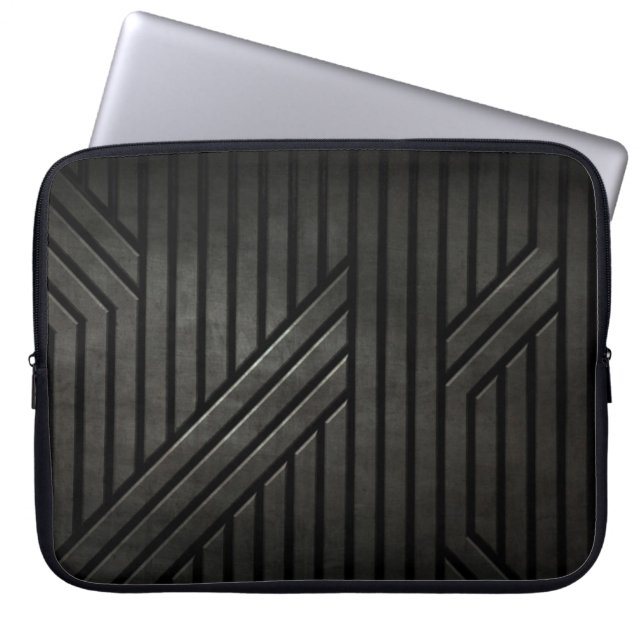 Stealth Black Laptop Sleeve (Front)