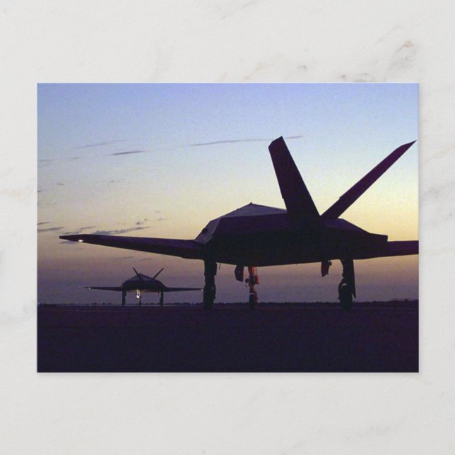Stealth Fighter Postcard (Front)