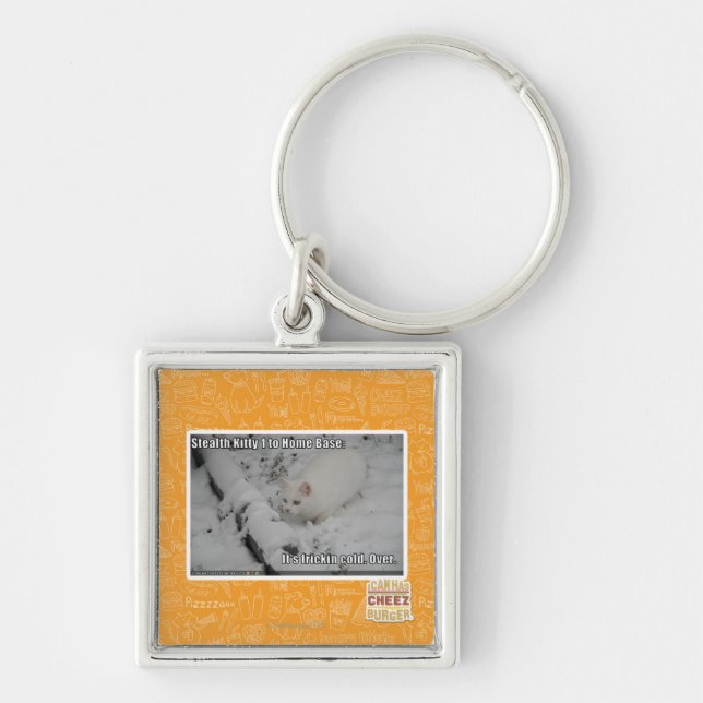 Stealth Kitty 1 Key Ring (Front)
