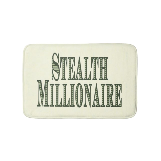 Stealth Millionaire Bath Mat (Front)