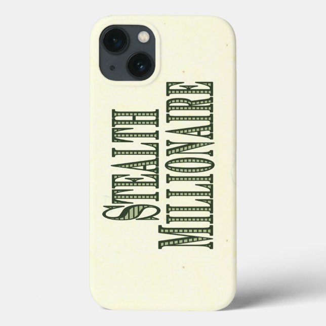 Stealth Millionaire Case-Mate iPhone Case (Back)