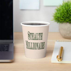 Stealth Millionaire Paper Cups