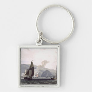 Steam boat on the Clyde near Dumbarton, from 'A Vo Key Ring